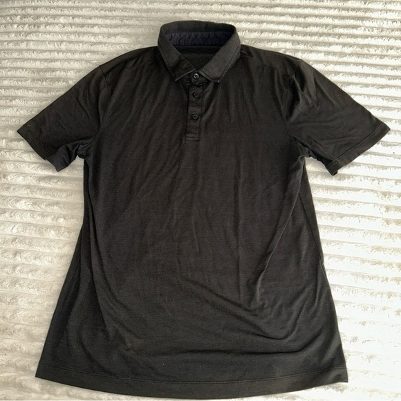 lululemon athletica Other - Lululemon Polo Shirt Mens Medium  Gray Short Sleeve Performance Golf M